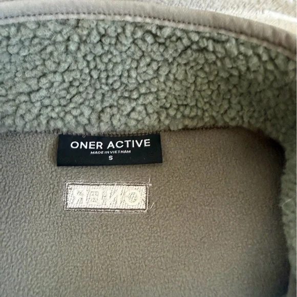 ONER ACTIVE ZIP THROUGH FLEECE GILET ALPINE GREEN. - Picture 5 of 6